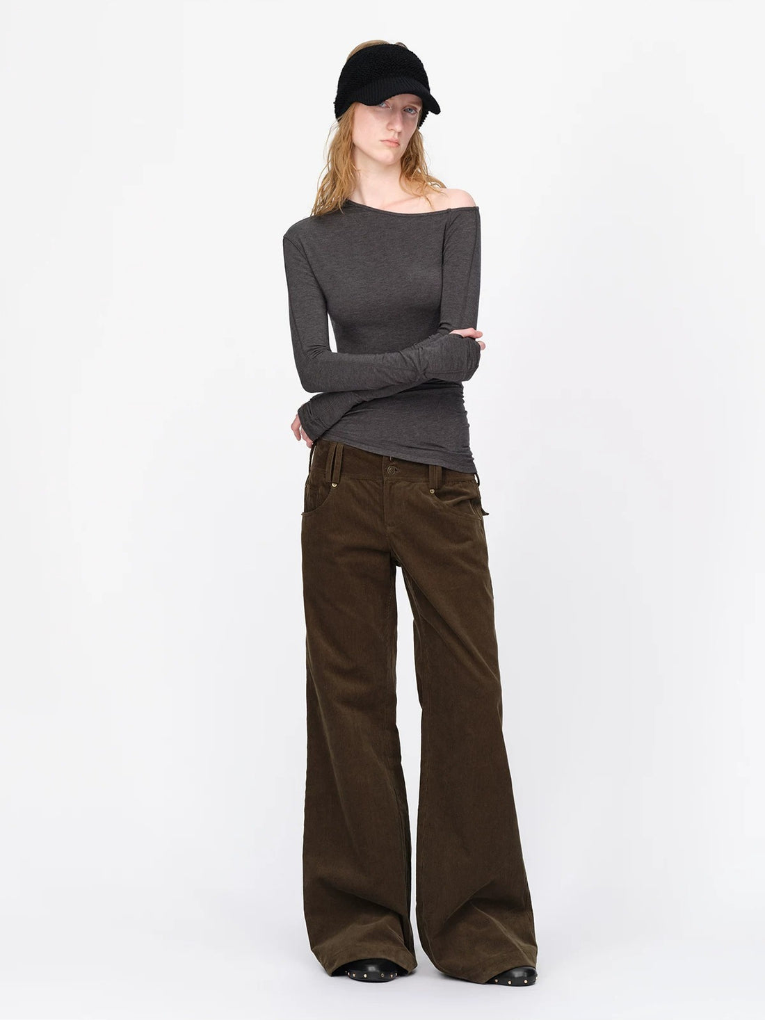Vintage Corduroy Flare Pants
