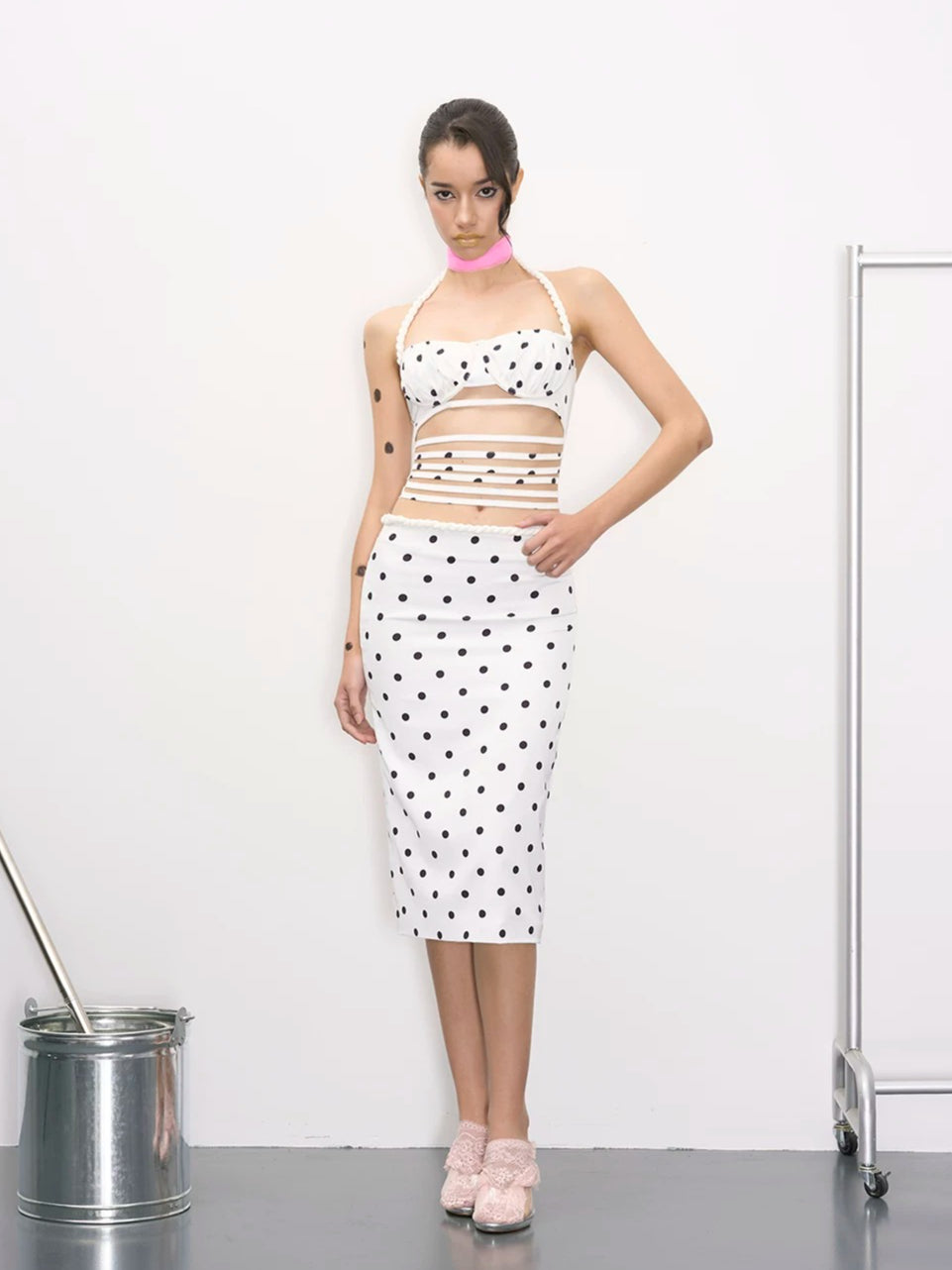 Polka Dot Two-Piece Set
