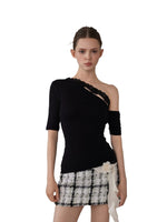 Lace Strap Tencel Top