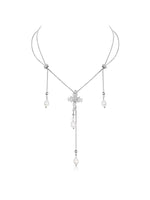 Vintage Cross Adjustable Necklace