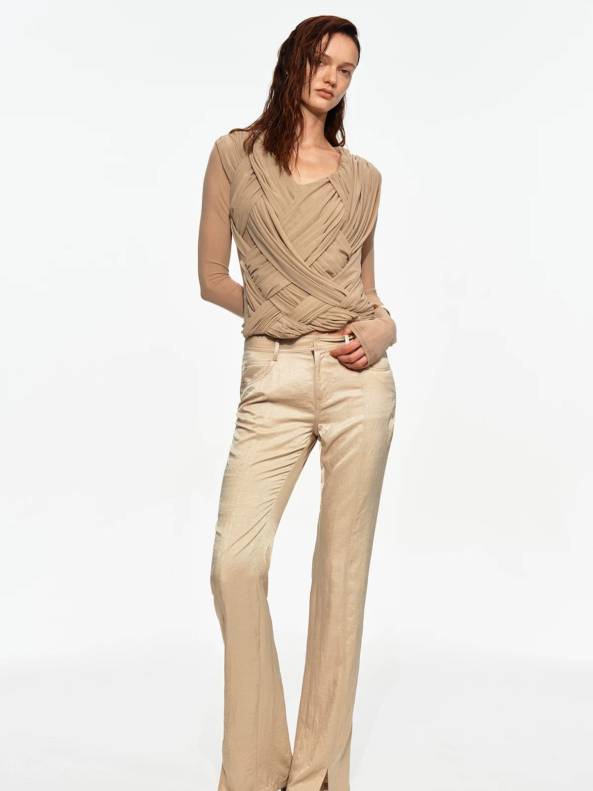 Cross Knit Top