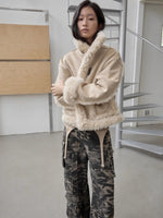 Reversible Shearling Suede Jacket