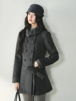 Vintage Peter Pan Collar Wool Coat