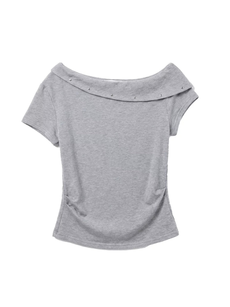 Airy Asym Tee Pants Set