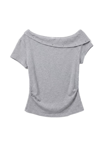 Airy Asym Tee Pants Set