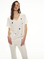 Mirror V-Neck Relaxed Tee