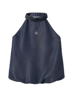 Bubble Hem Denim Camisole