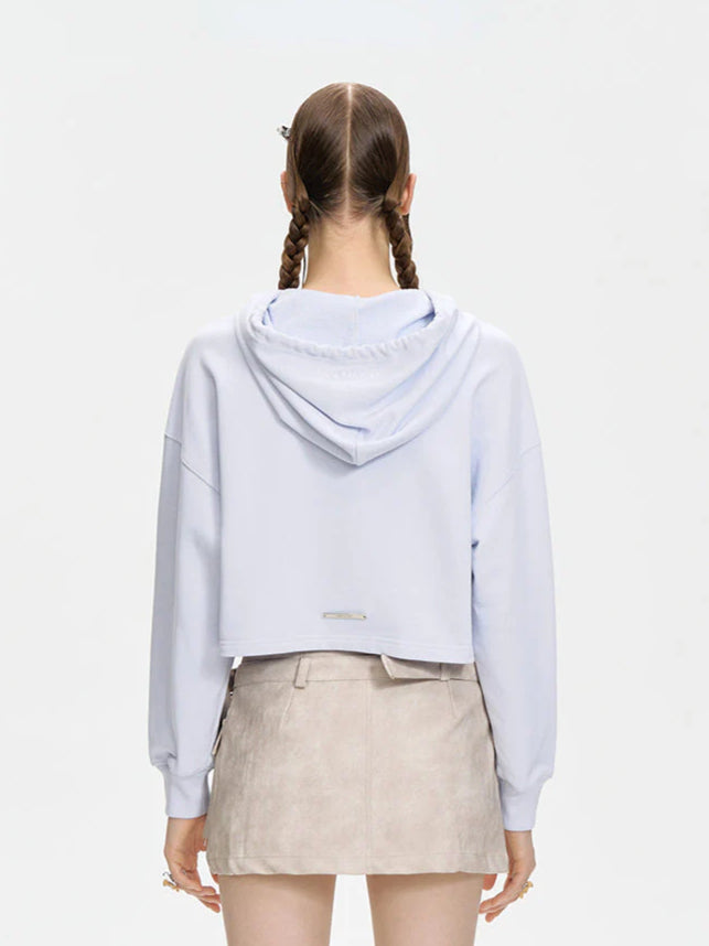 Embroidery Logo Pattern Hoodie