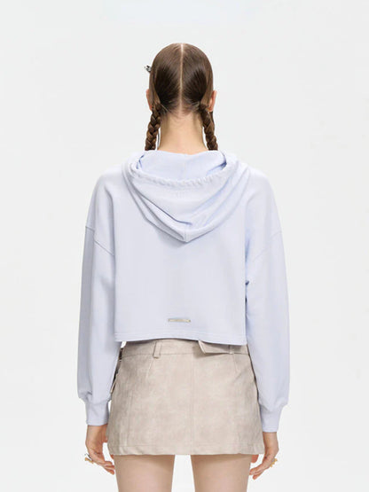 Embroidery Logo Pattern Hoodie
