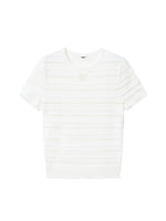 Stamp Braid Organza Tee