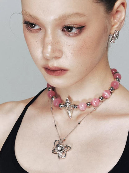 Seashell Star Pendant Necklace