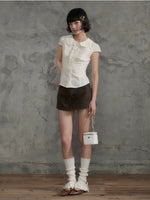 Floral Ruffle Blouse