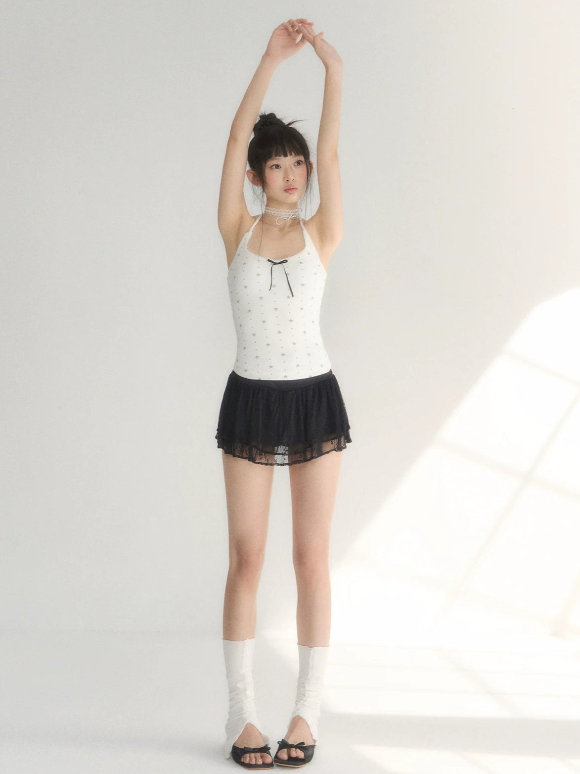 Ballet Lace Layered Skirt