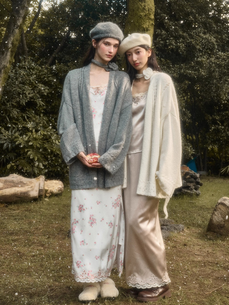 Cosagach Air Mohair Knit Cardigan