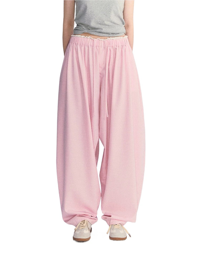 Lace Balloon Pants