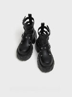 Chunky Roman Platform Boots