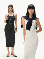 Duro Cable-Knit Argyle Dress