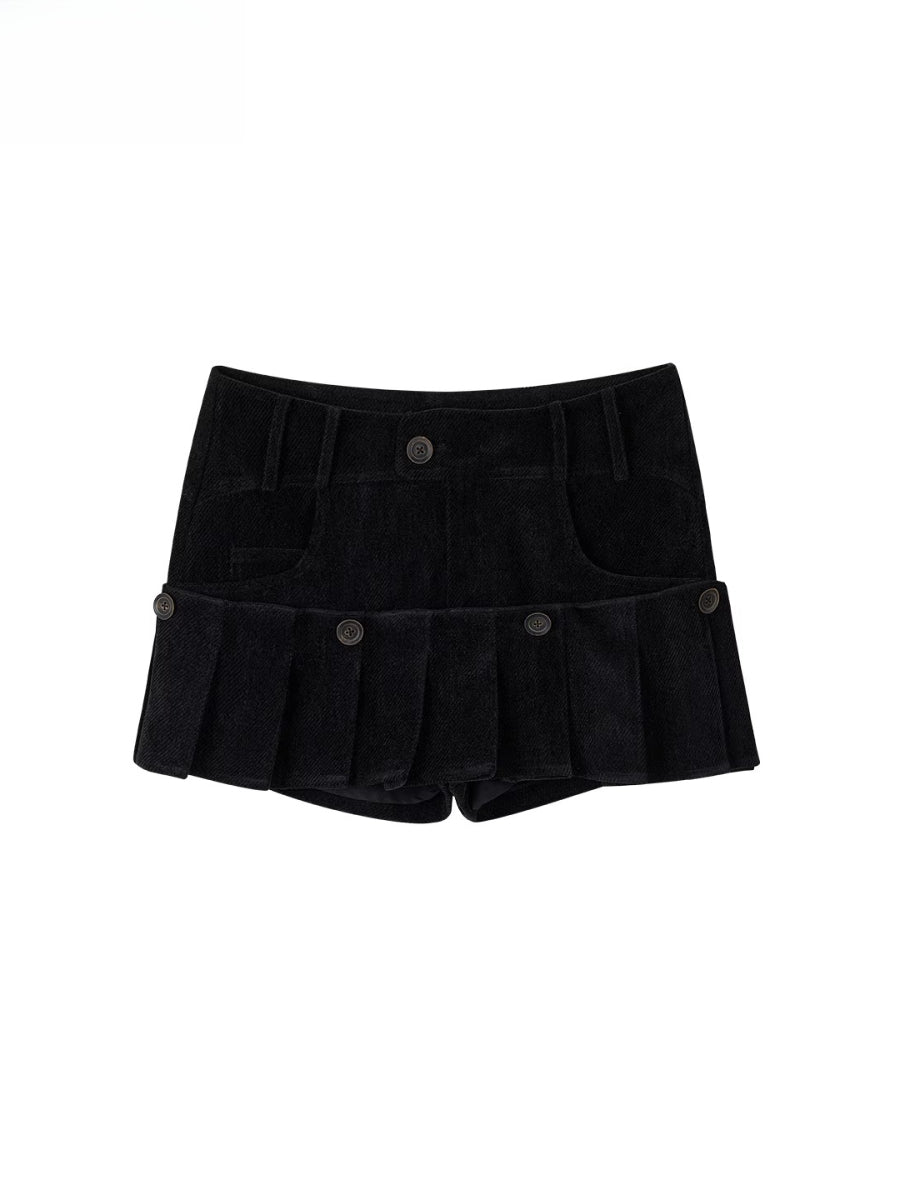 Reversible Detachable Versatile Retro Shorts