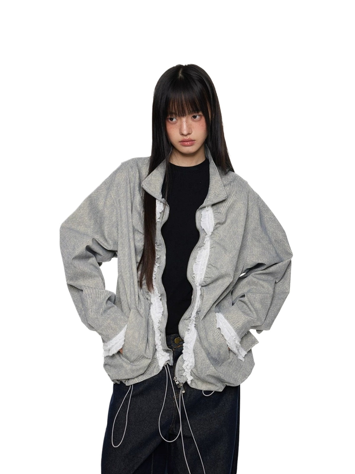 Lace Zip Jacket