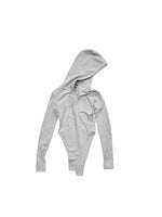Letter Embroidery Hooded Bodysuit