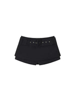 Belt Brand Embroidered Suit Skirt