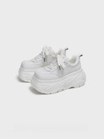 Square Toe Platform Sneakers