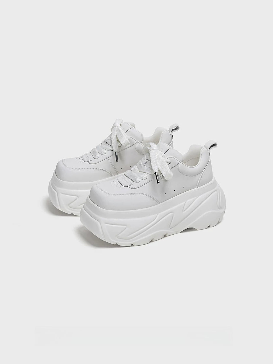 Square Toe Platform Sneakers