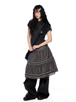 Plaid Short Sleeve Slim Shirt