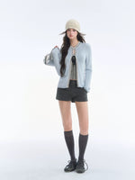 French Bow Trim Knit Cardigan
