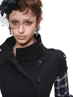Double Breasted Cropped Jacket