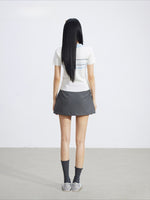 Striped Polo Ice-Silk Top