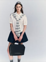 Striped Shawl Shirt