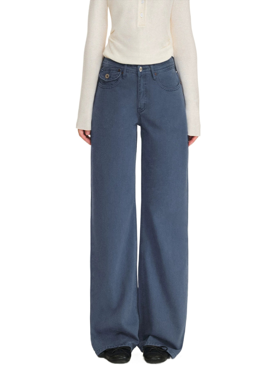 Vintage Blue Low Rise Jeans