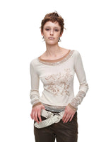 Tattoo Print Layered Tee
