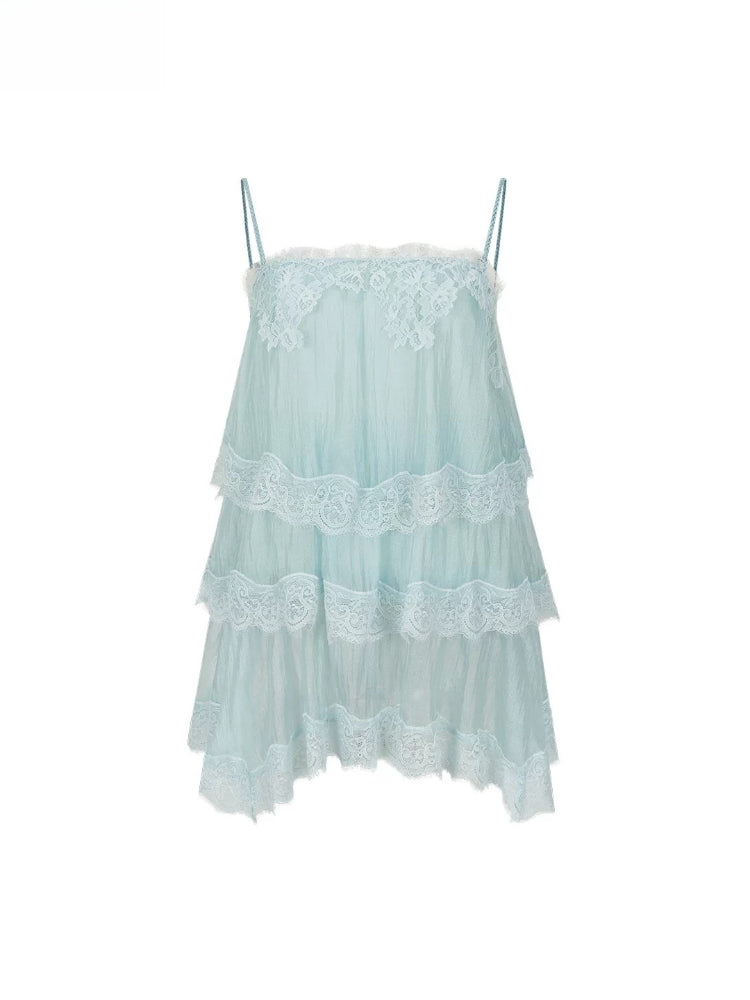 Tiered Lace Cami Set