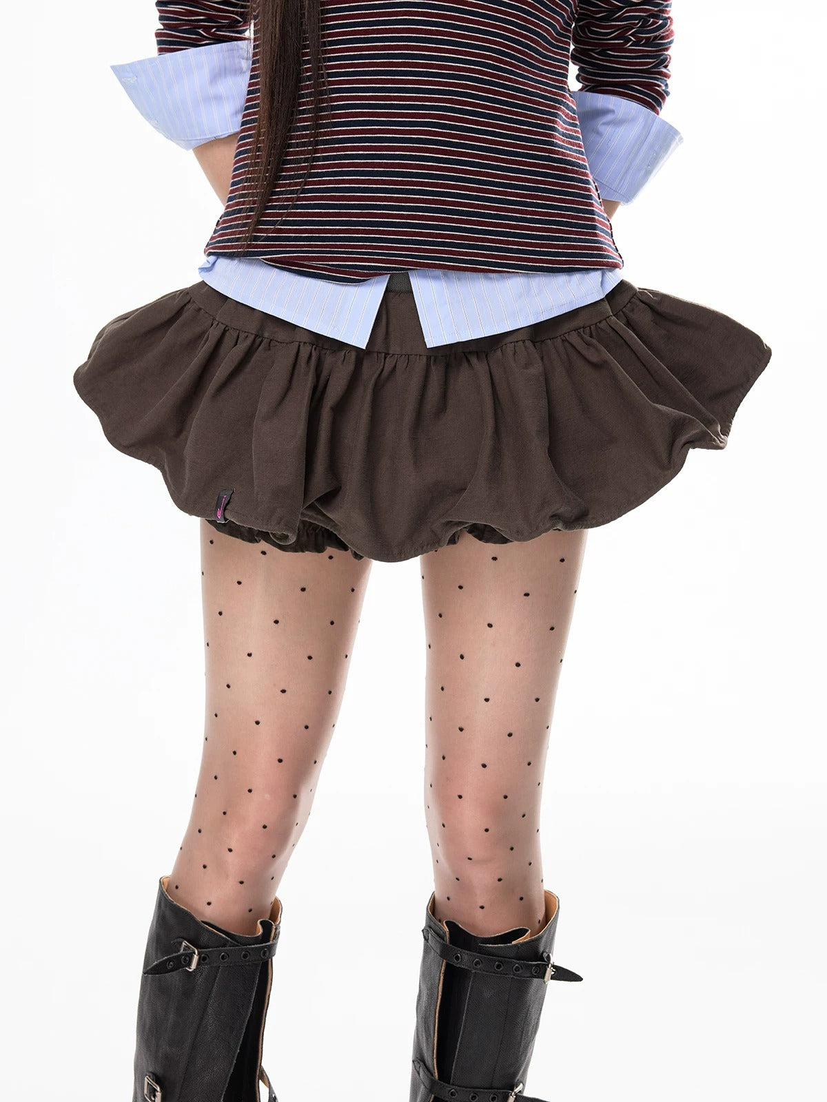 Vintage Pleated Ballet Skort