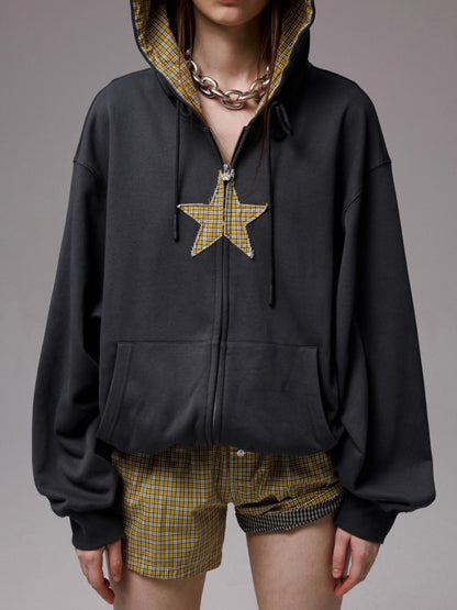 Striped Cotton Lounge Shorts