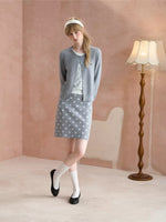 Polka Dot Knit Two-Piece Set