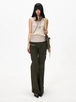 Vintage Utility Flare Cargo Pants