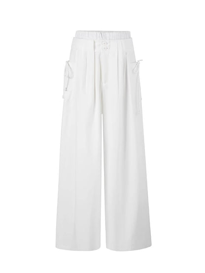 Double-Waist Oversized Wide Leg Pants