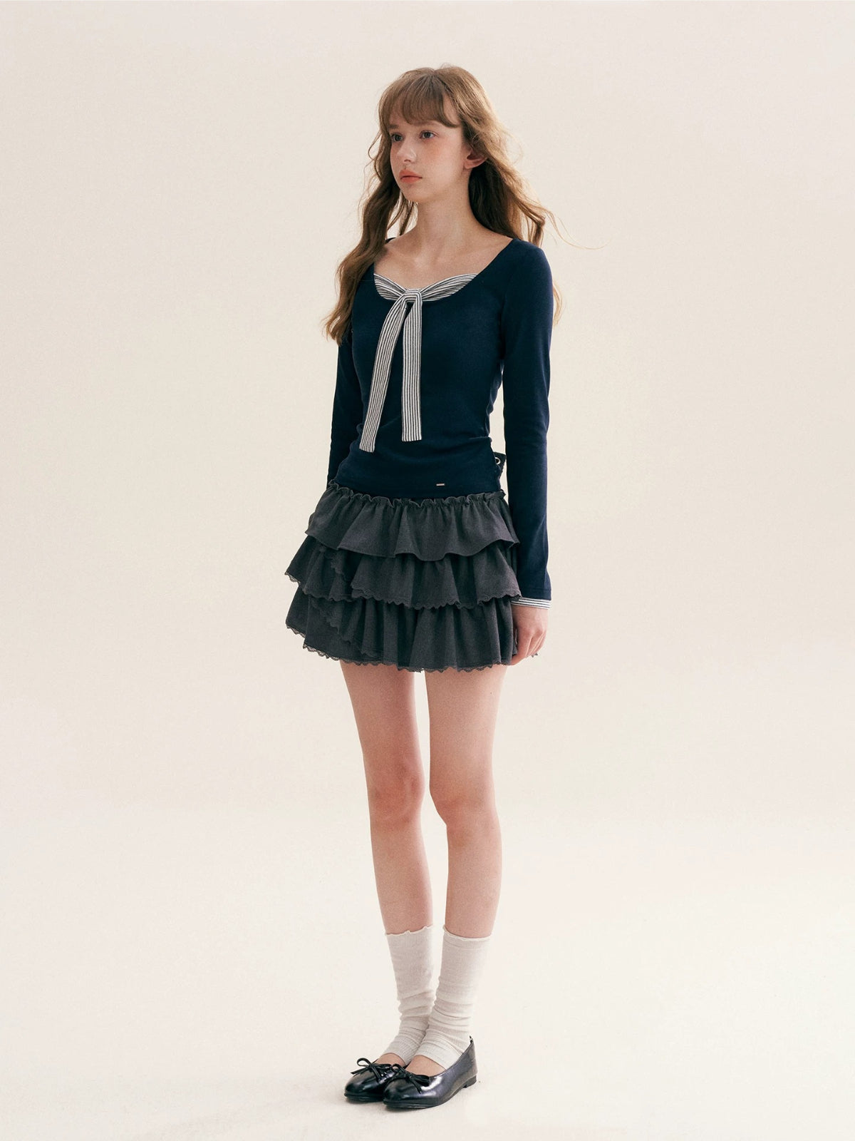 Striped Tie Top