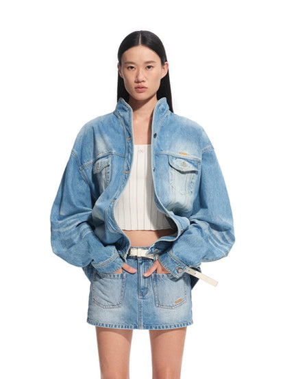 Lynx Washed Denim Jacket