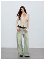 Studded PU Leather Belt