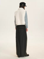 Layered Tie Waist Barrel Trousers