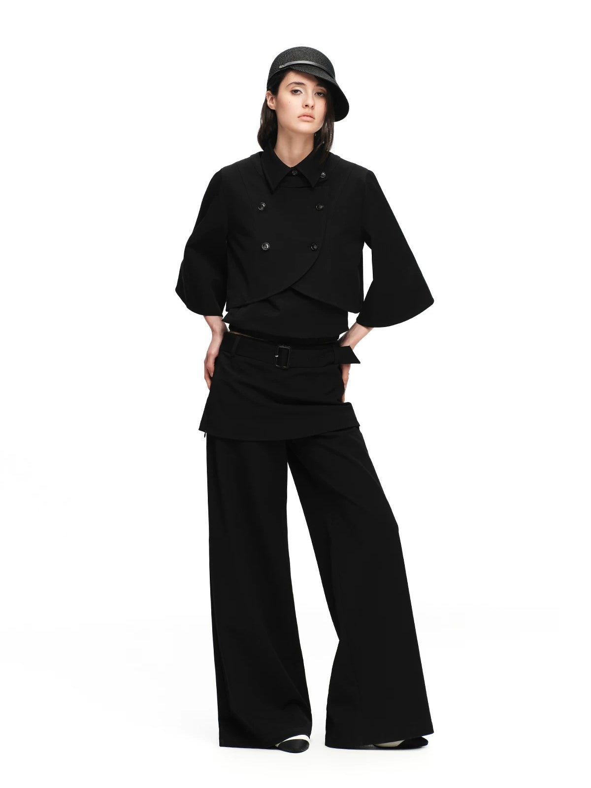 Two-Piece Cape Jacket