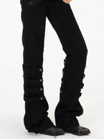 Strap Flare Pants