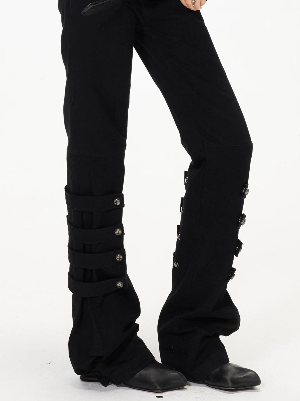 Strap Flare Pants