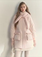 Scarf Hood Down Coat