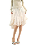 Draped Asymmetrical Skirt