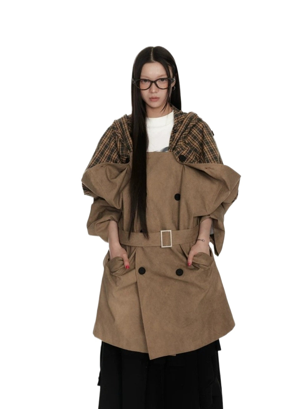 Textured Hooded Utility Jacket